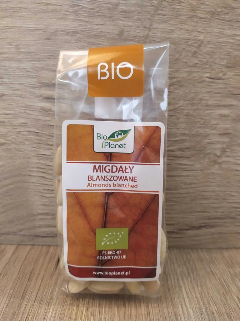 Organic Blanched Almonds 100g BIO PLANET