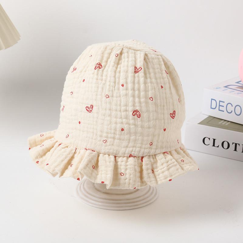 Adorable Infant Girl Cotton Sun Bonnet Spring Autumn Baby Hat