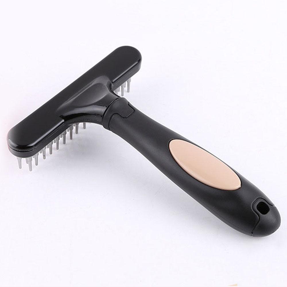 Professional Dog Grooming Rake Long Hair Cat Dog Undercoat Rake Brush for Shedding Matted Loose Hair Knots & Tangles Pet Product