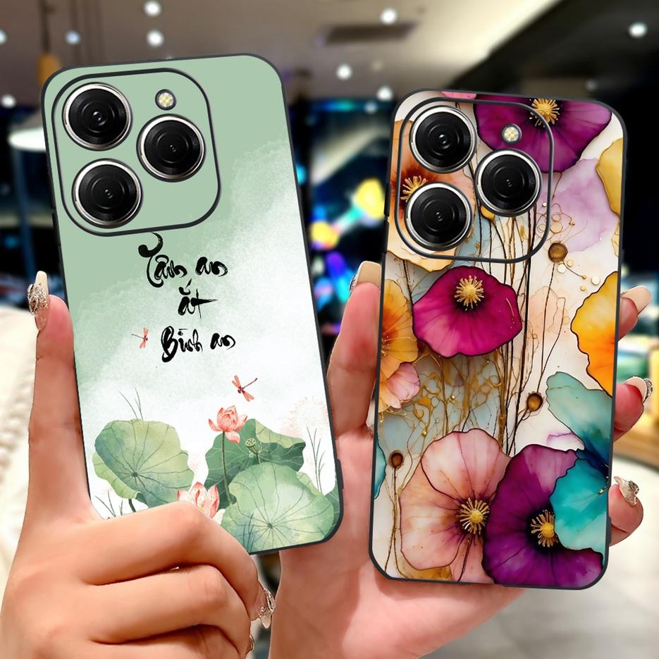 Für Tecno Spark 20 Hülle Spark 20C BG7 BG7n Coole Drachenmuster Hülle Weiche Silikonhülle Für Tecno Spark 20 Pro Spark20 Pro+ Taschen