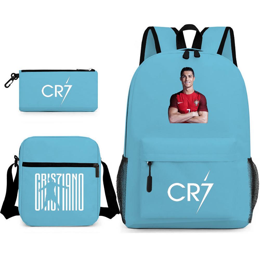 Stitc Cartoon Full Print Backpack Student Bag Pencil Case Two-Piece Set Children'S Backpack