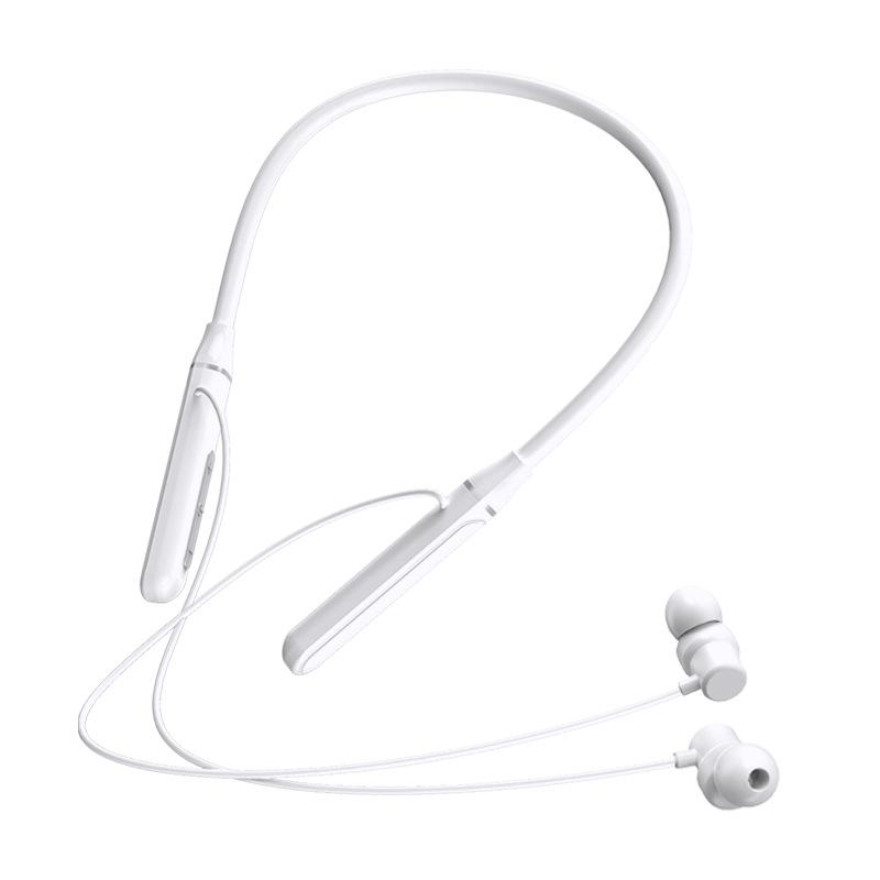 

Baitong BT26 водонепроницаемая беспроводная внутриканальная Bluetooth-гарнитура с шейным ободом для занятий спортом и бега белый