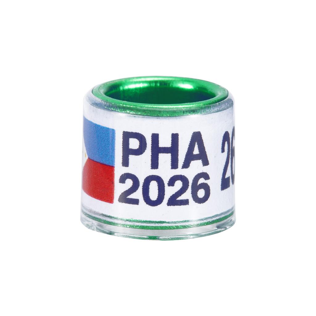 20 st 8 mm PHA 2025/2026 Duvfotsringar Aluminium Plast Fågel Papegoja Identifiering Fotring med Nummer Fågelbärande Tillbehör