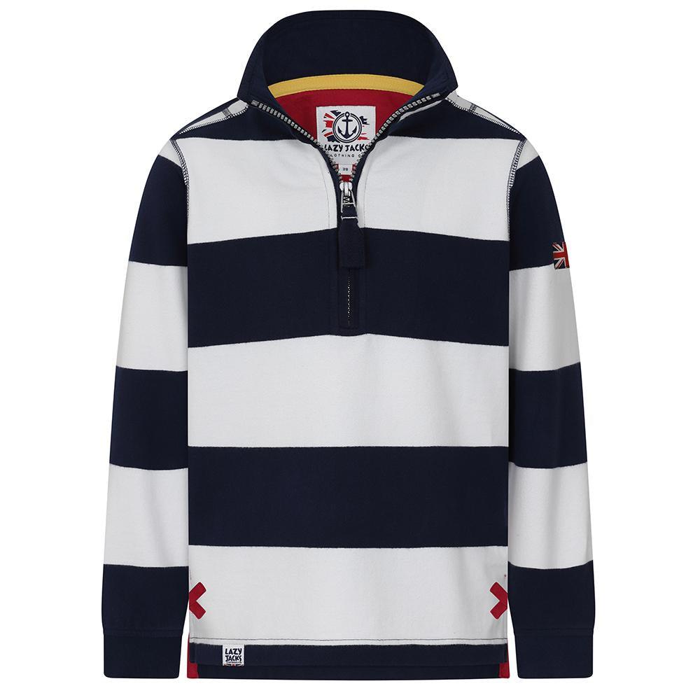 Lazy Jacks Boys Wide Stripe Sweatshirt