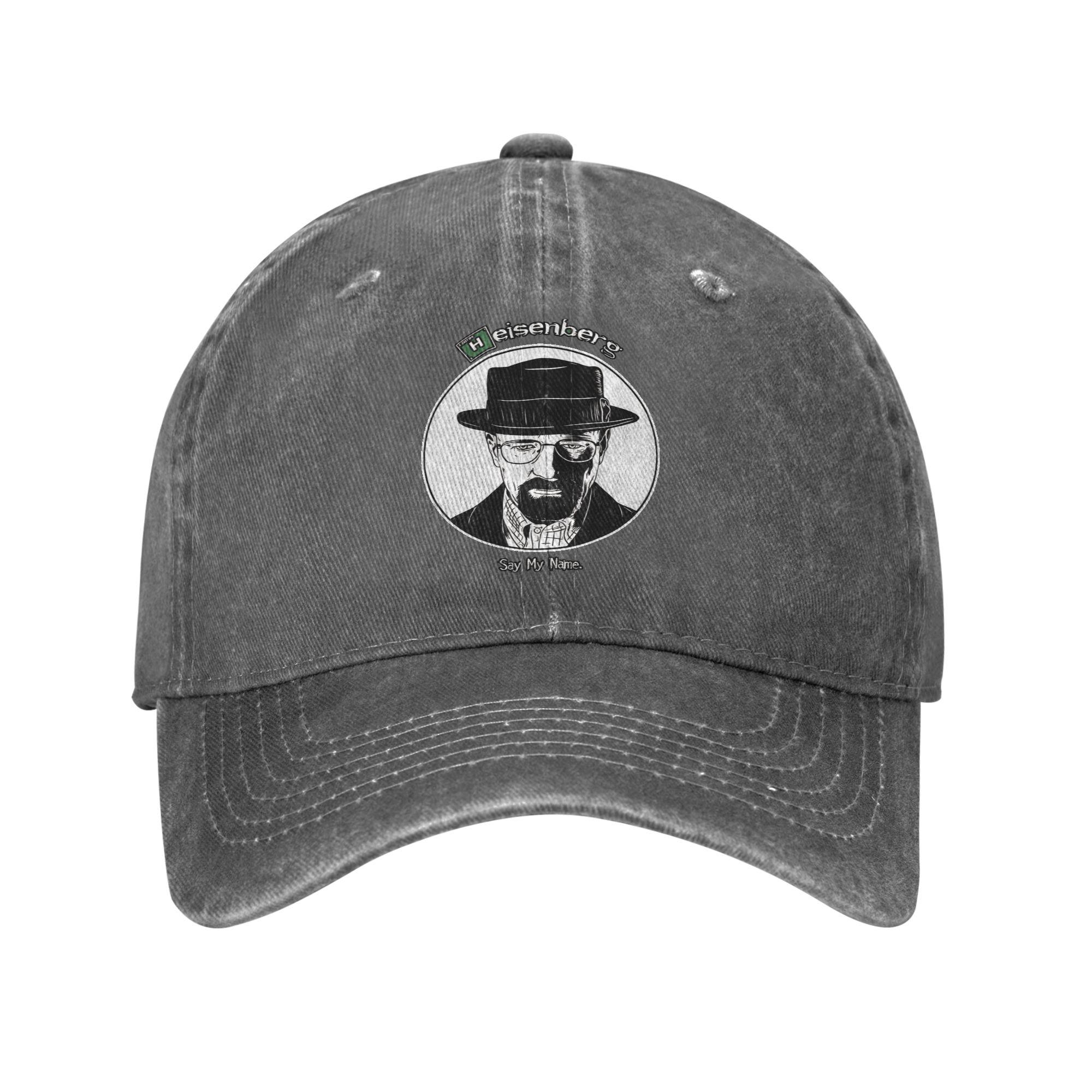 

Heisenberg Casual Baseball Cap For Couple Women Spring Breaking Bad Outdoor Sport Trucker Hat y2k Cool Sunscreen Baseball Caps One Size серый