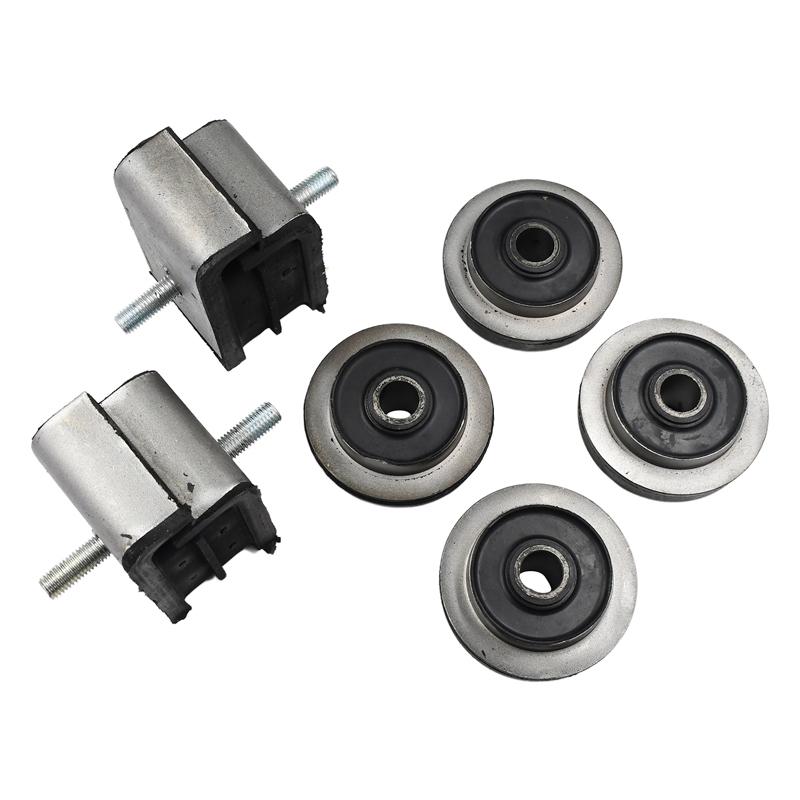 1 Set Engine Mounting Rubber Cushion Feet Bumper Compatible with Hitachi Excavator EX120-2