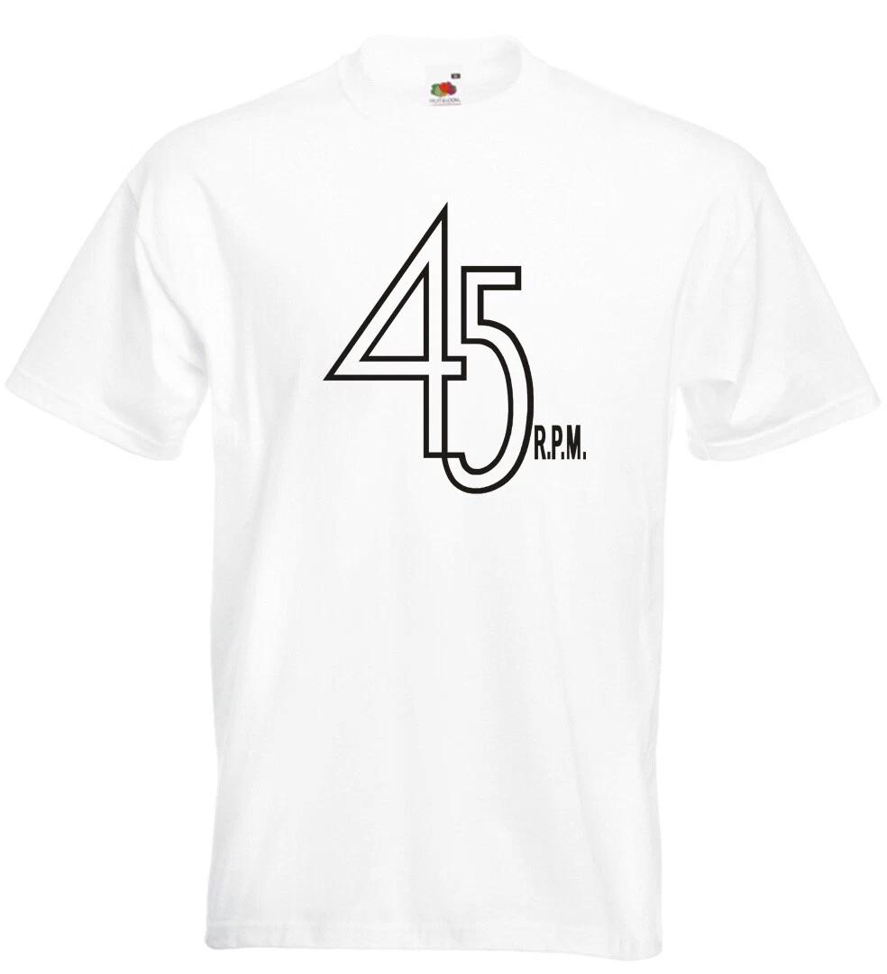 

45 RPM Vinyl Record Centre T Shirt Vinyl 60 s MOD Small Faces Who Stones L