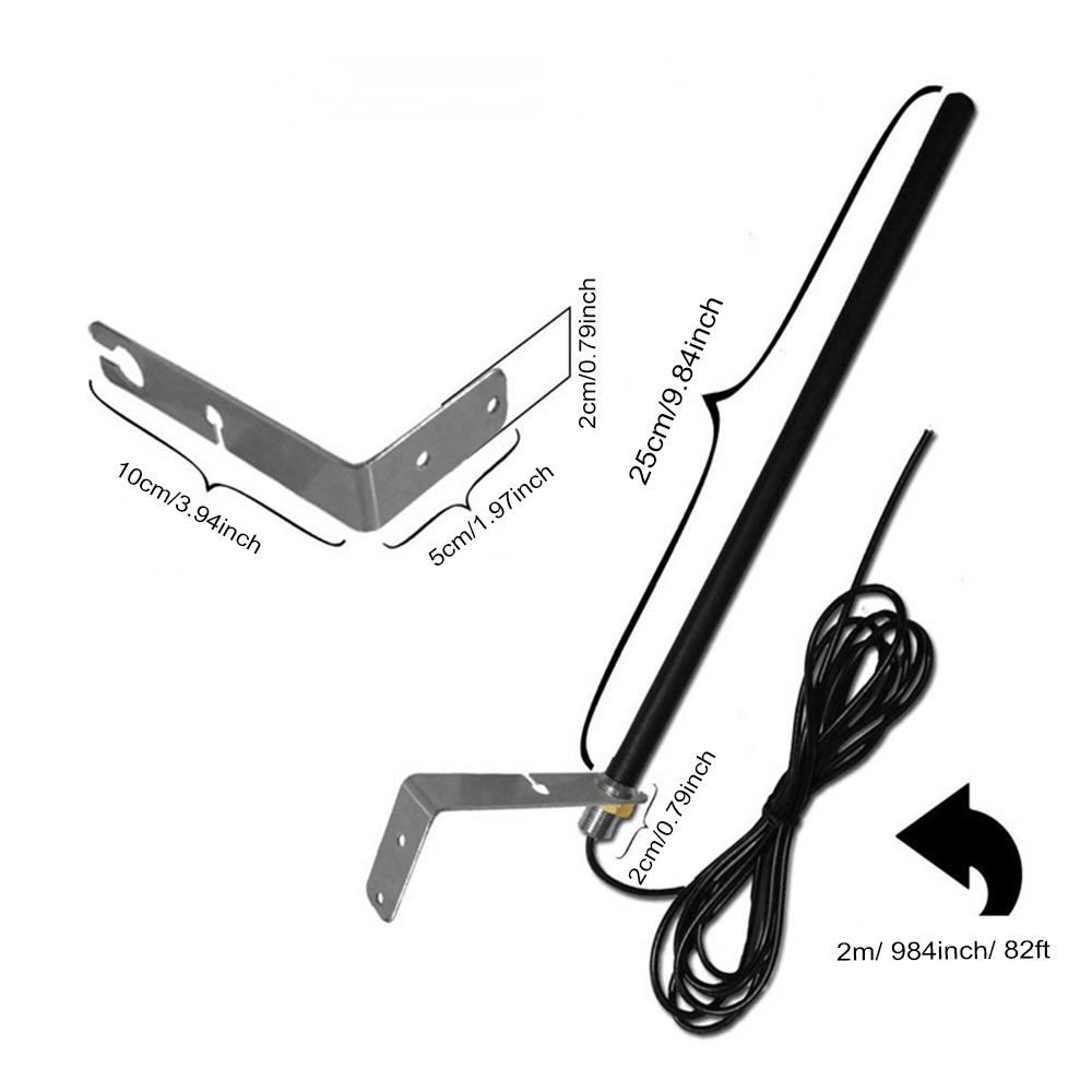 868mhz ekstern antenne forlengbar fjernkontrollavstand opp til 200 meter garasjeportportantenne