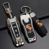 För Porsche Macan Boxster Cayman Panamera 718 911 986 987 981 971 Taycan Cayenne Bilnyckel fodral Skydd Smart Fjärrkontroll Skal Tillbehör