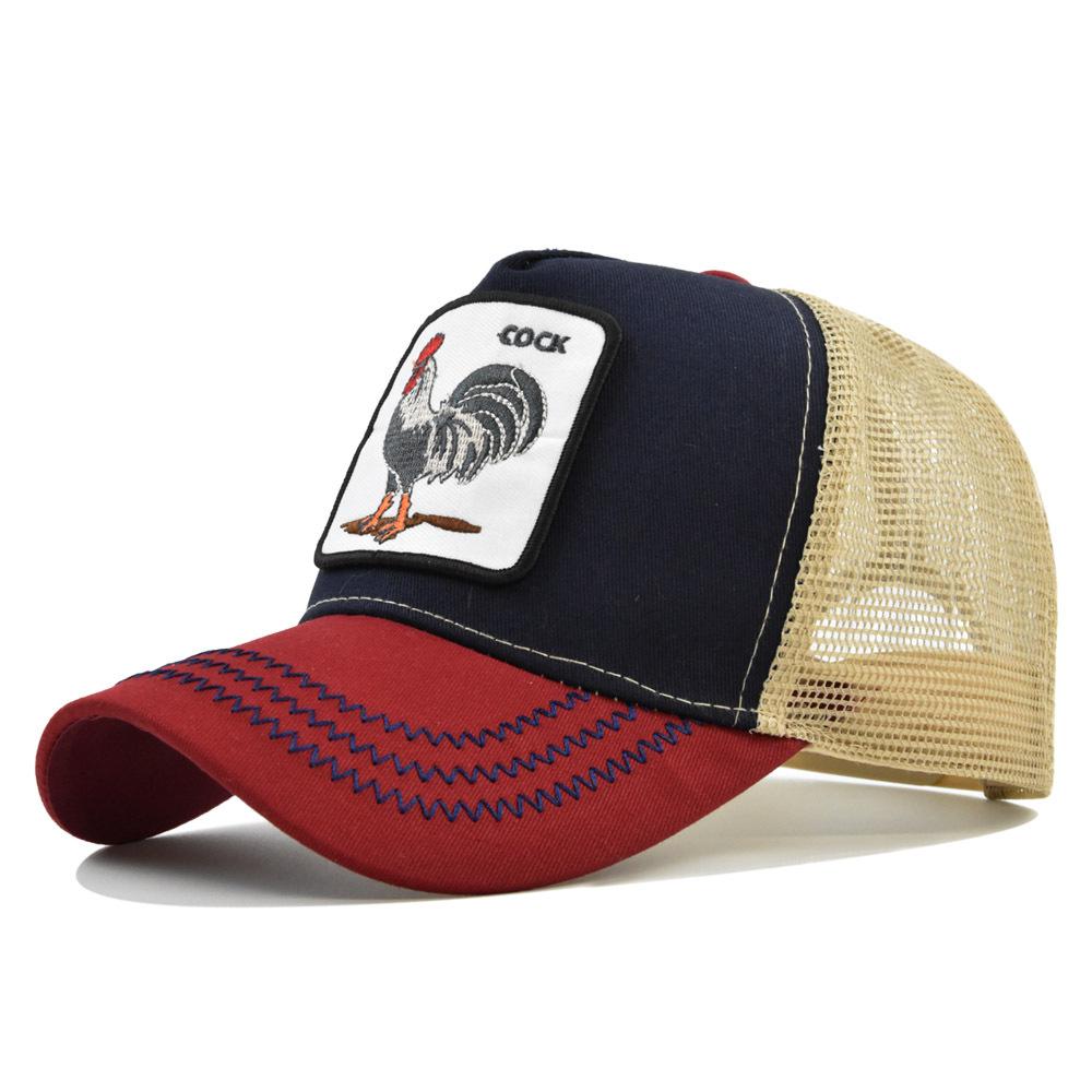 Fresh Latest Brand New Baseball Patched High-Quality Hats, Cartoon Anime Women'S And Men'S Caps Peaked Hats, Men'S Rooster Hats