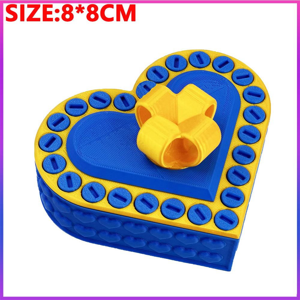

Latest 3D Printed Present Box Love Annoying Present Box With Screws Playful Prank Screw Box Colorful Exquisite Sundries Storage Container Other
