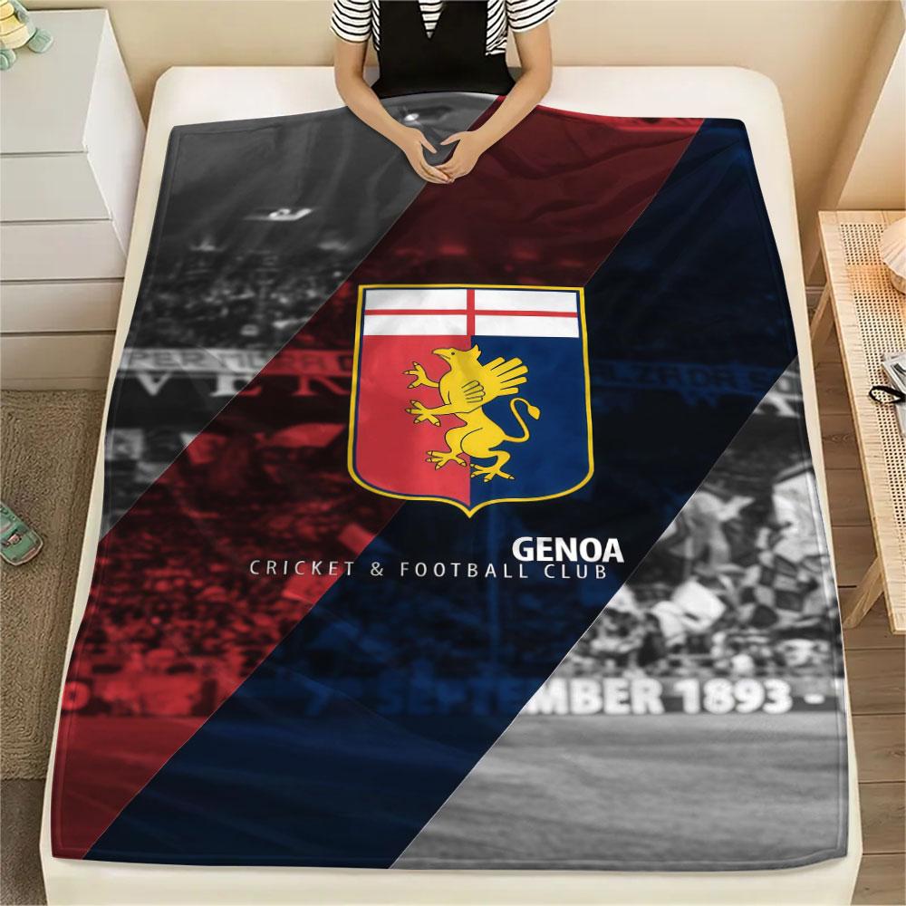 Genoa C.F.C Decke, Hohe Qualität, Bequem für alle Jahreszeiten, Heimdekoration, Wärme und Komfort
