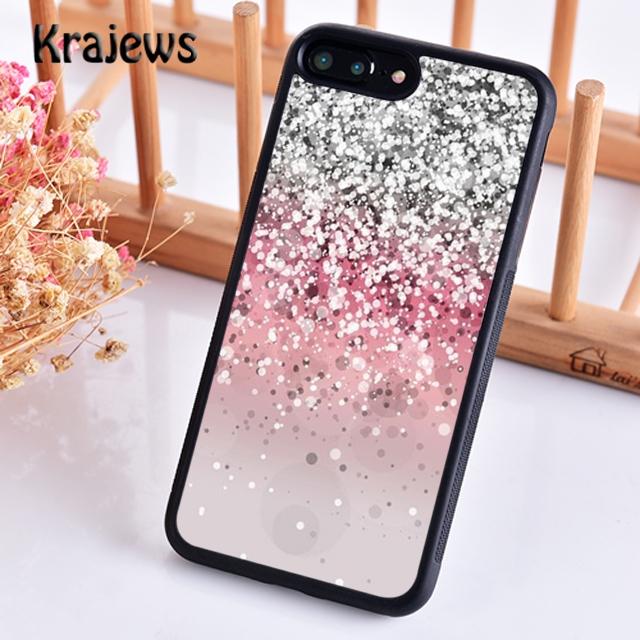 Krajews Mint Glitter pattern Phone Case Cover For iPhone 17 Air 16 15 14 plus 12 13 pro max coque Shell Fundas