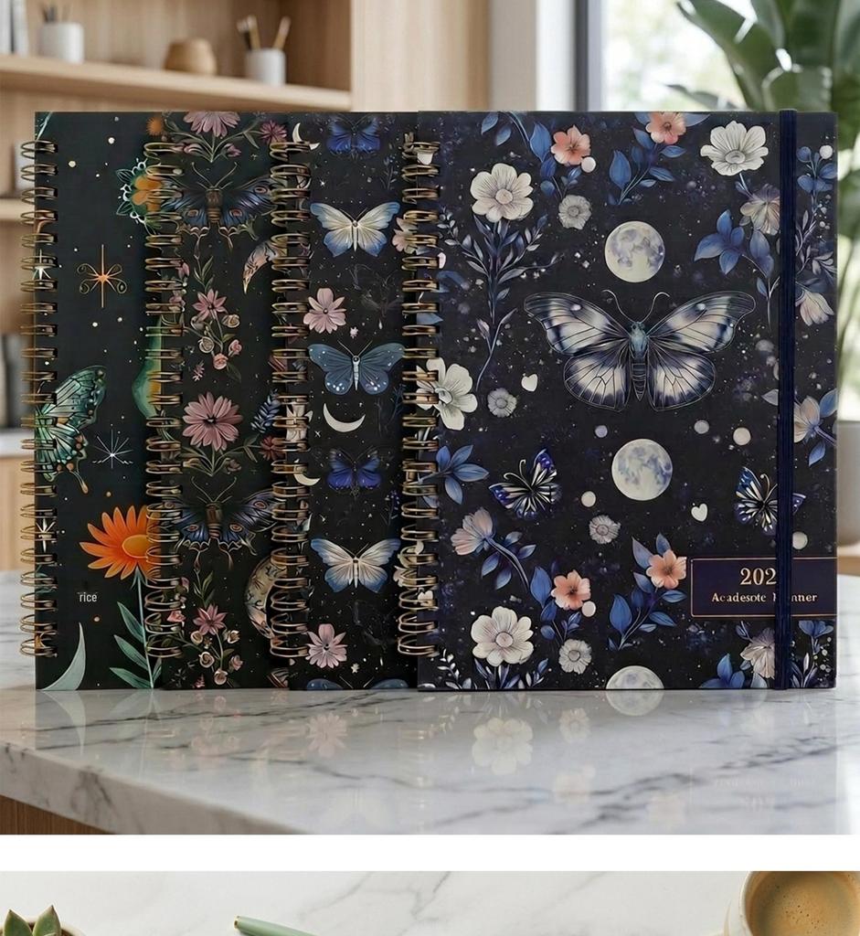 2027 A5 Custom English Spiral Weekly Planner Notebook