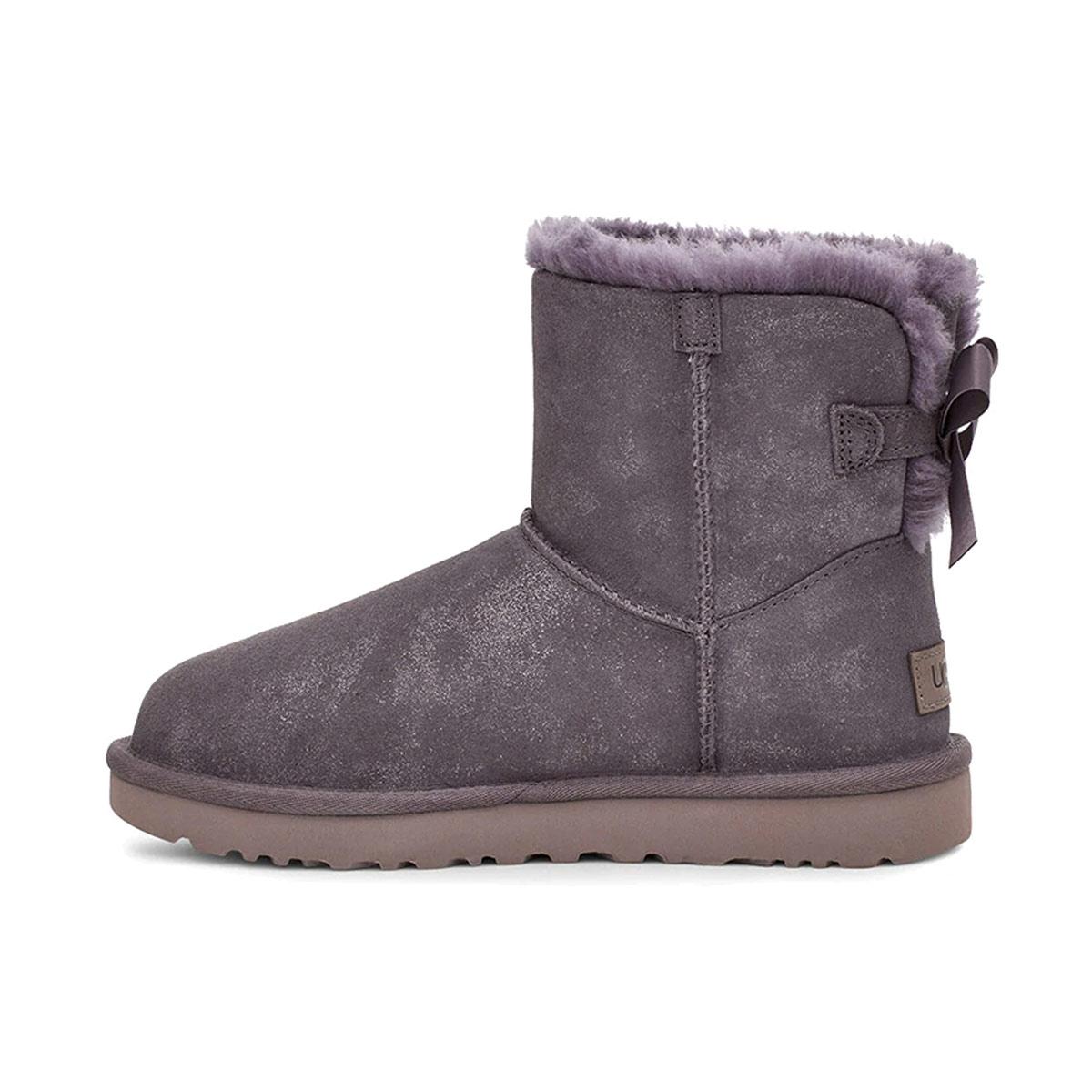 

UGG Mini Bailey Bow Ii Shimmer Fleece Lined Purple Women s 1112533-NHT 37
