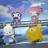 Adorable Sanrio Rainy Day Series Blind Box Figurine Featuring Kuromi And Pochacco Gifts
