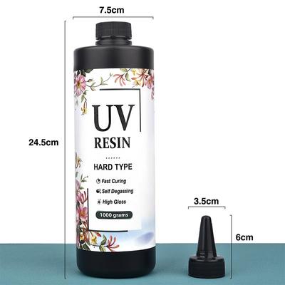 UV Resin Glue Quick-Drying Clear Hard Epoxy Resin Glue For Jewelry Making Bonding Glass, Metal, Wood DIY Craft Decor
