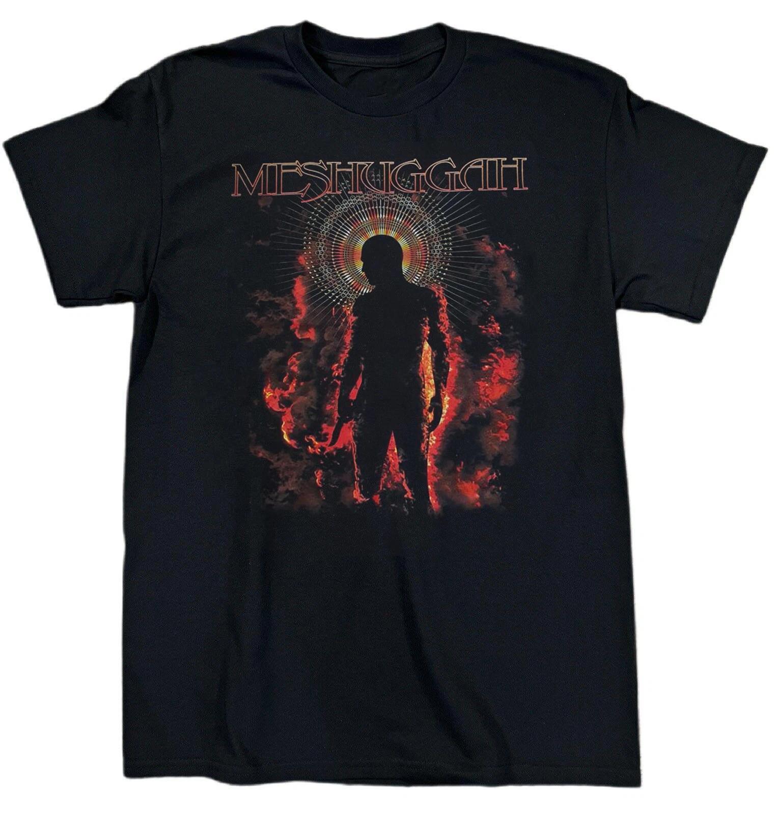 Vtg Meshuggah Band Album Cotton Black T Shirt S-5XL TR533 M