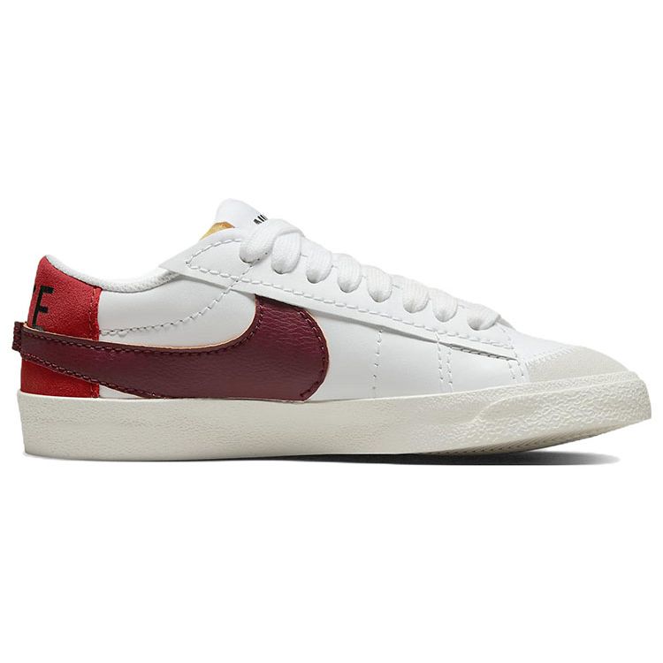 Nike  Blazer Low 77 Jumbo White Dark Beetroot Women Sneakers Cinnabar Black DQ1470-104