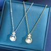 Copper-Plated 18K Gold Baroque Pearl Pendant Necklace - Luxurious, Versatile Fashion for Women