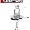 05649/5648 Universal Stake Pocket Anchor Points For Pickup Trucks 2-Pack Chrome Plated