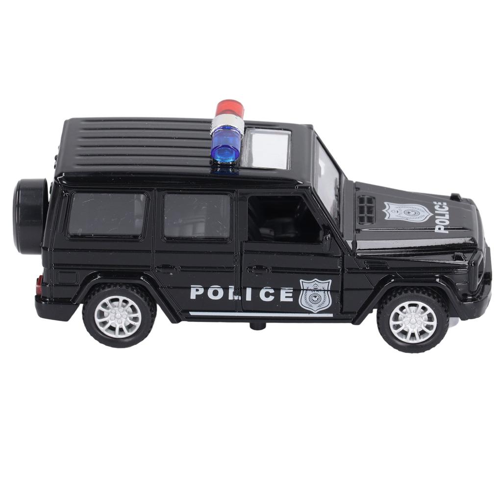 1/32 Scaled Alloy Police Vehicle Model Blinking Lights Ingenious Children Car Toy for Gifts