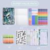 A6 Leaf Macaron Diary: Creative PU Binder for Event Planning and Business
