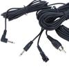 External Wired Car Microphone  Cable Paste Mount High Sensitivity Pickup Mic for Car Stereo System