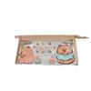 Kawaii Cartoon Pen Bag Aesthetic Stationery Bag Desktop Organizer Capybara Pencil Bag  Office
