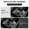 Carbon Fiber For Mazda 3 Axela -2025 Multimedia Control Knob Trim Anti Scratch Interior Decor Protective Car Accessories