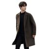 Double-sided coat men's autumn and winter double-breasted buttons medium and long clothes men's wool coat coat