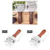Modern Stainless Steel Truffle Slicer With Wooden Handle Multifunction Cheese And Chocolate Cutter For Gourmet Cooking
