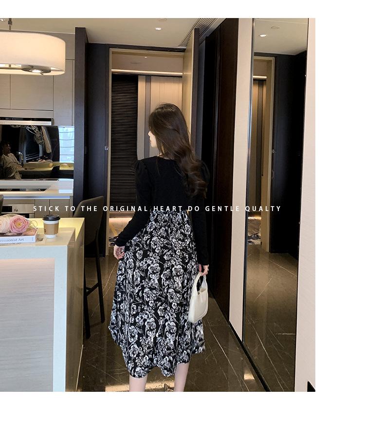 Spring Chic Floral Two-Piece French Slip Dress Set