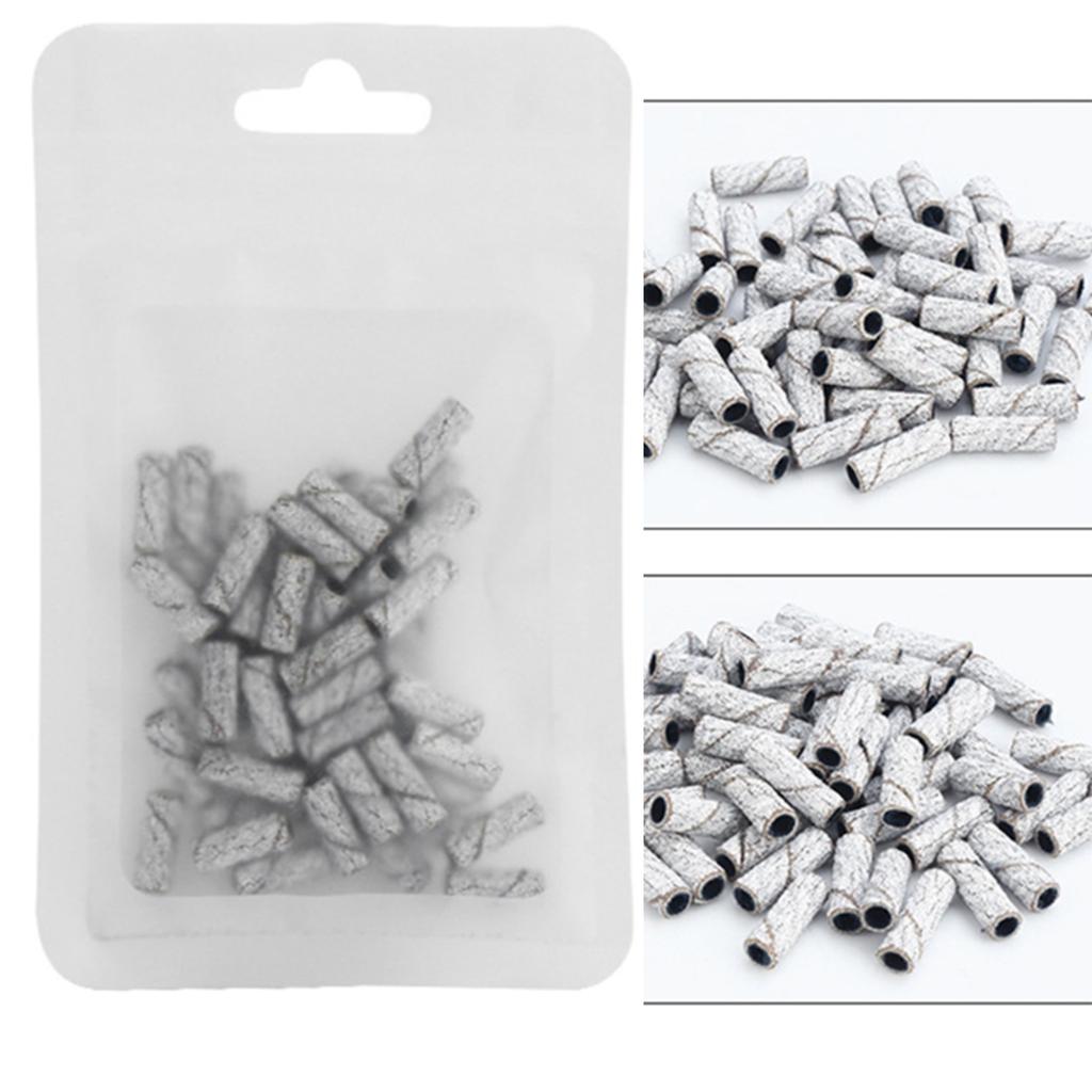 50pcs Small Nail Sanding Bands for Manicure Smooth and Durable Tools for Nail Art