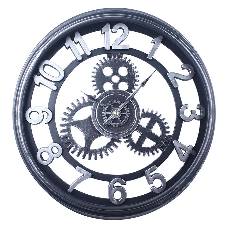 

Украшения для часов в гостиной, настольные ретро-часы с маятником, настольные часы для ТВ-тумбы, домашние большие креативные настенные часы 37CM style 4