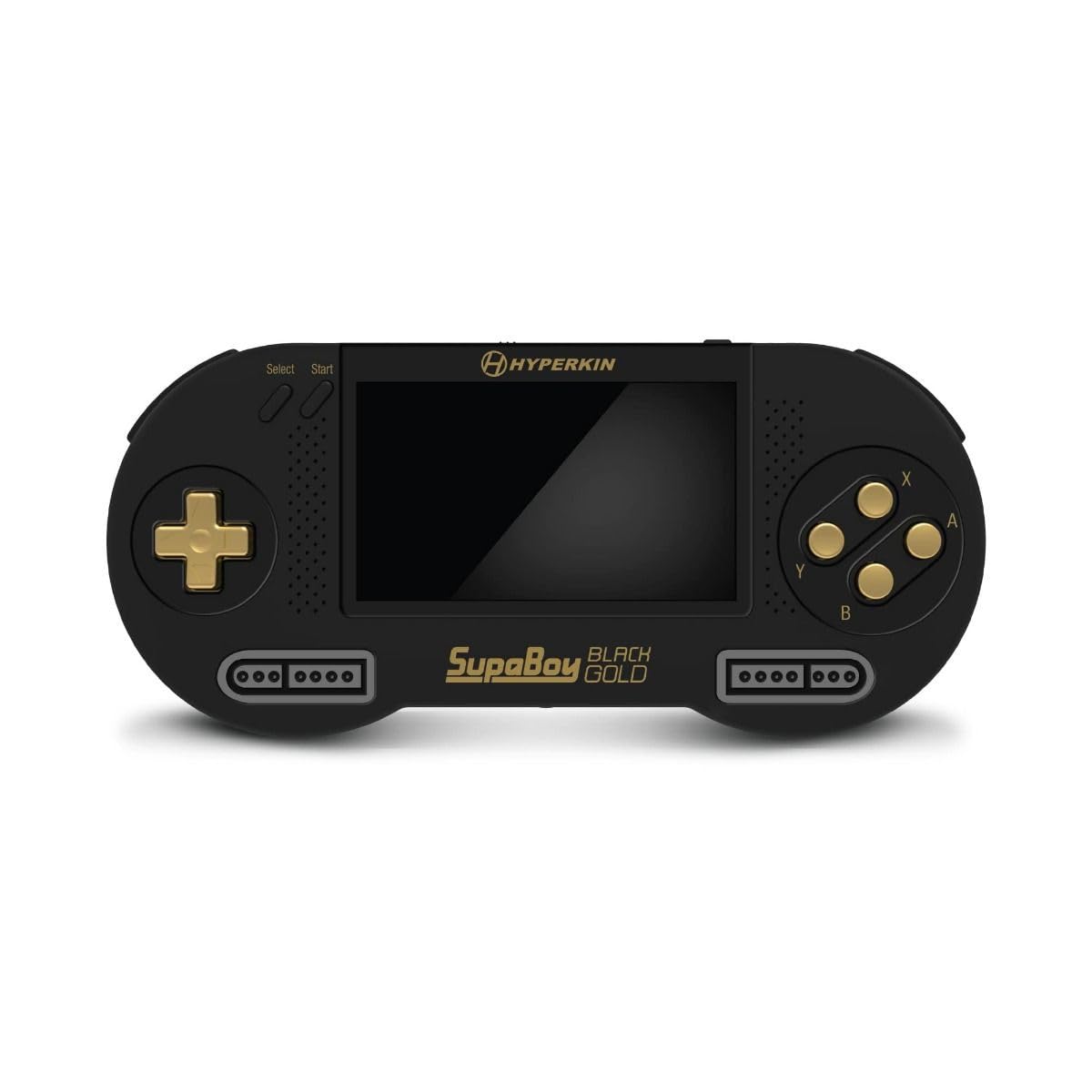 

HYPERKIN Super Boy Black & Gold Portable Compatible Super Nintendo/SNES (NTSC/PAL)