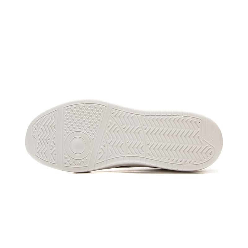 New LiNing Non-slip Wear-resistant Shock Absorption Low-Top Casual Shoes Men's White Red AGCV141-1