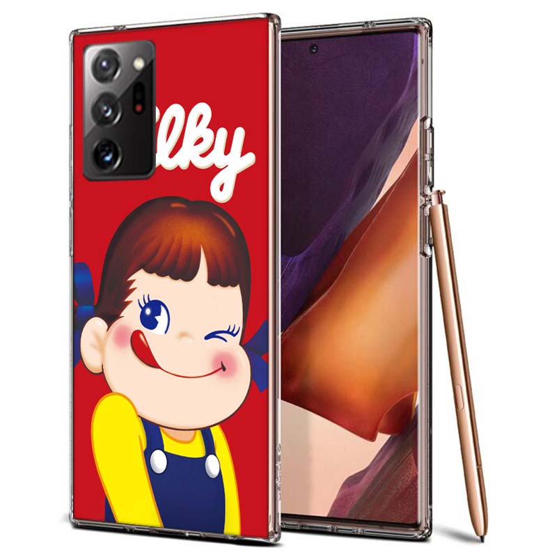 F-Fujiya M-Milky P-Peko C-chan Cartoon Phone Case for Samsung A55 A35 A25 A15 A07 A05S A16 A17 A26 A36 A37 A56 A57 Galaxy Note 2