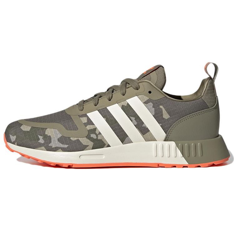 Adidas Originals Multix Comfortable Mesh Durable Low-Top Marathon Running Shoes Unisex Sneaker Linen-Green GZ3542