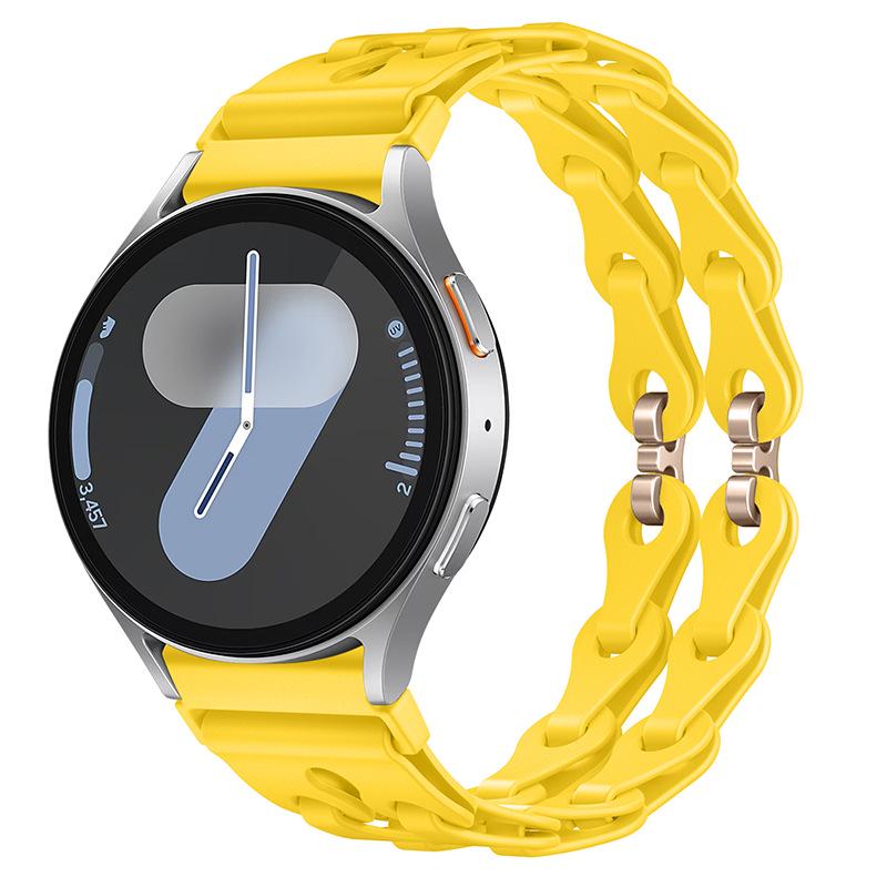 Fashion Hollow Silicone Strap for Samsung Watch7 & Huawei GT3 Pro