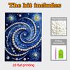 DIY The Starry Sky Diamond Art Kits Without Frame 35x45cm Gem Art Diamond Painting Kits for Adults/Beginners Gift Idea Home Wall Decor