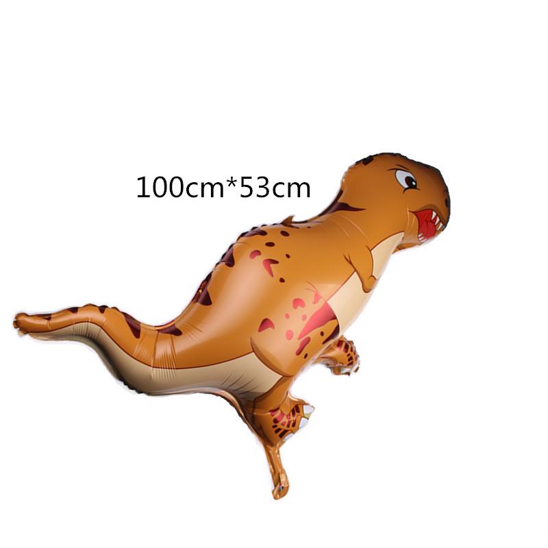 5pcs Dinosaur Aluminum Film Balloon, Triceratops Tyrannosaurus Rex Dinosaur Theme Party Decorative Balloon