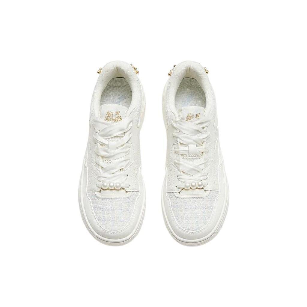 Anta Flame 4.0 Low top Skateboard Shoes Women's White Yellow 122328081-2