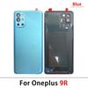 Glass Back Cover For Oneplus 9 9R 10 Pro Rear Panel  Replacement Rear Housing with Adhesive  With Camera Lens
