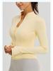 Women's Juyitang Stand-up Collar Yoga Jacket for Running & Cycling - Slimming, Elastic Fitness Top