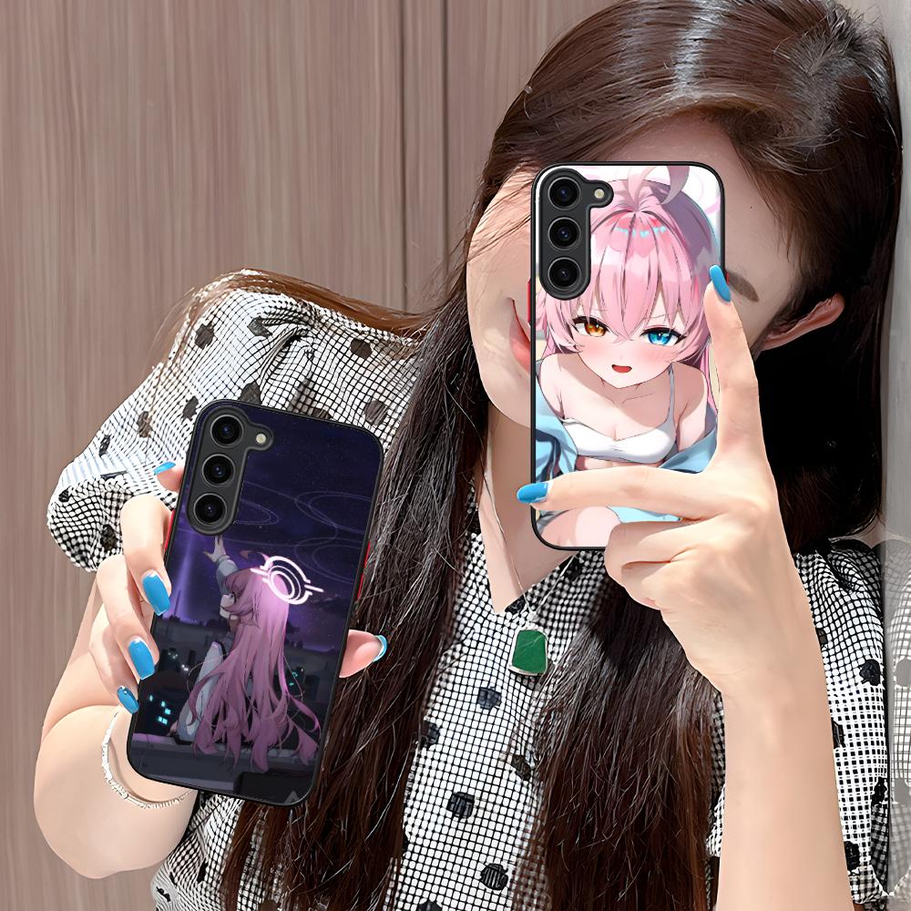 

Blue Archive Takahashi Hoshino Silicone Mobile Phone Case for Samsung Galaxy S26 S25 S24 S23 S22 S21 Plus FE Ultra Colorful Galaxy S26