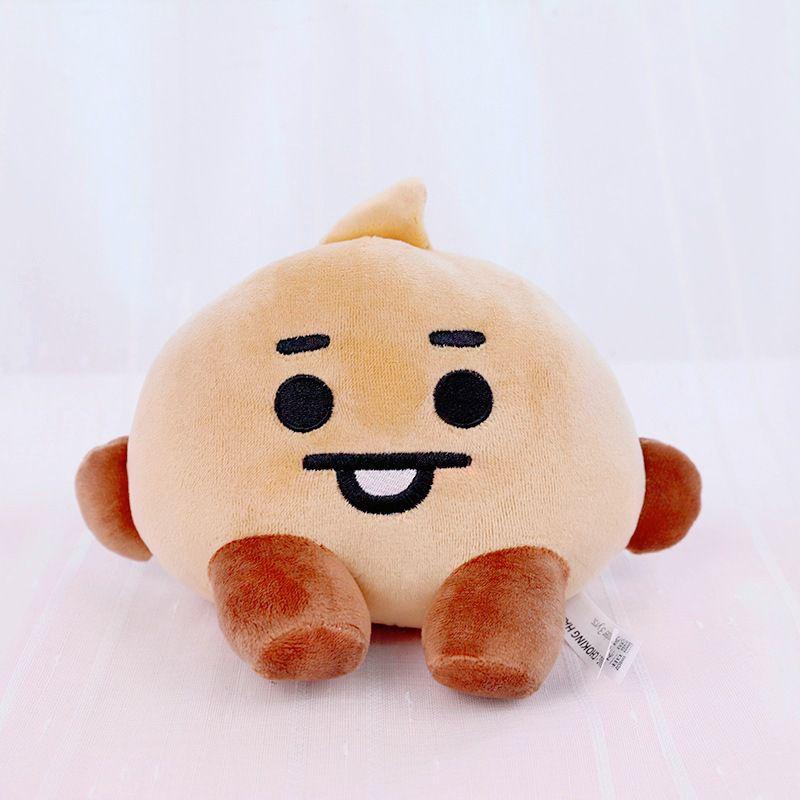 Kpop Bts Bt21 Seated Doll 20cm Baby Plush Toy Tata Cooky Chimmy Koya Mang Shooky