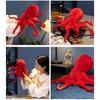 Octopus Plush Toy Realistic Red Giant Stuffed Animal Soft Octopus Creeping Toy Deep