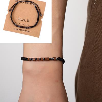 Braided Bracelet Letters Couple Bracelet