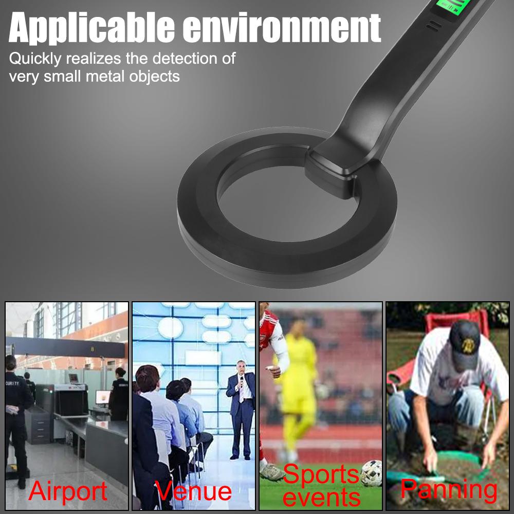 360 ° Scanning Metal Detector Multi-purpose Metal Detector Portable High Sensitivity Waterproof With Audio And Vibration Alarms